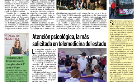 Portada RCG Carbonífera [25 de enero de 2026] Un éxito, Coahuila en la FITUR 2026 de España; Analizan hallazgos de la era cretácica en Múzquiz y más…