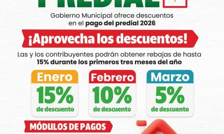 Gobierno de Monclova ofrece descuentos en pago del predial