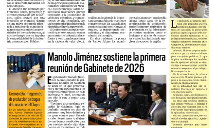 Portada RCG Media [16 de enero de 2026] Conoce la información que te presenta RCG Media en su portada y más…