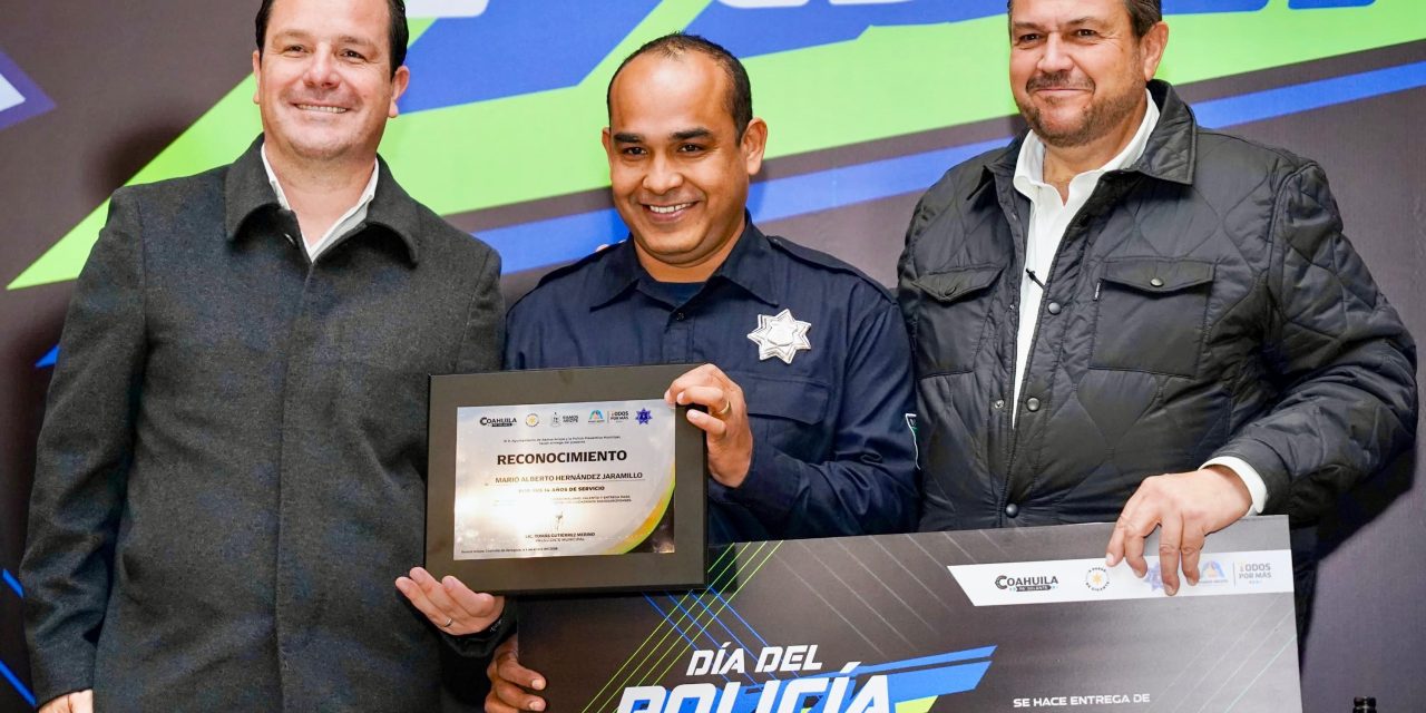 Ramos Arizpe celebra a su Policía