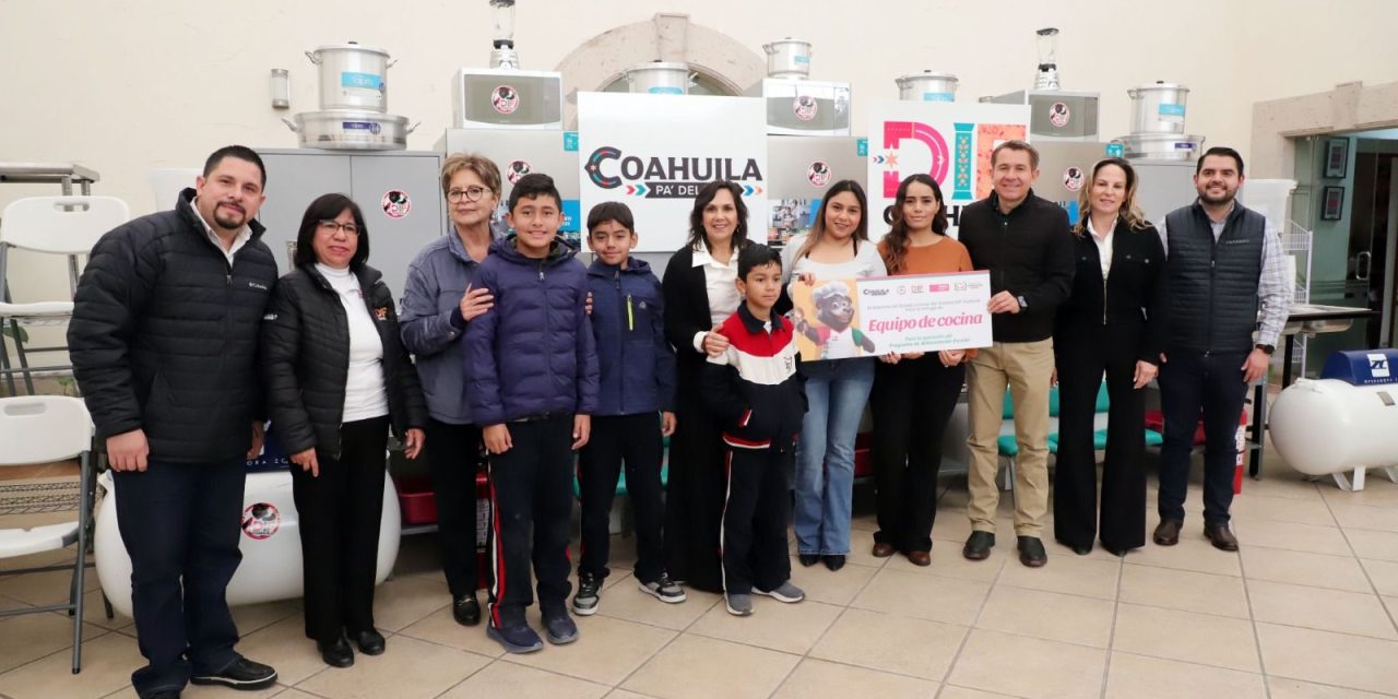 DIF Coahuila fortalece programas de alimentación escolar
