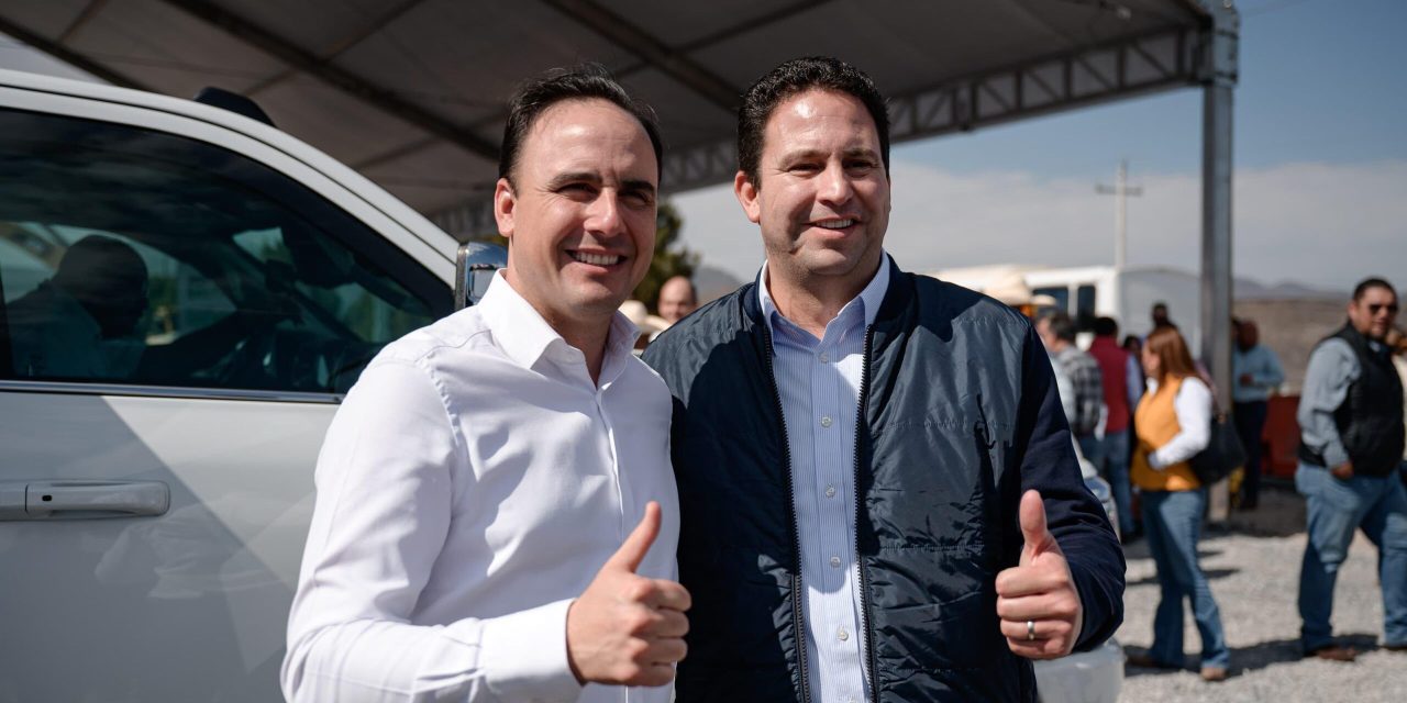Van con todo Manolo y Javier en el embellecimiento urbano de Saltillo