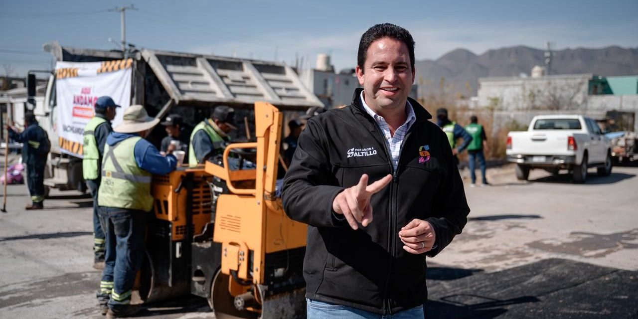 Javier Díaz inicia programa de rehabilitación de vialidades