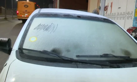 Saltillo:  Hielo en las colonias del oriente… amanecen en blanco los vehículos