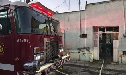 Saltillo: Se registra incendio al inerior de una vivienda en la zona centro