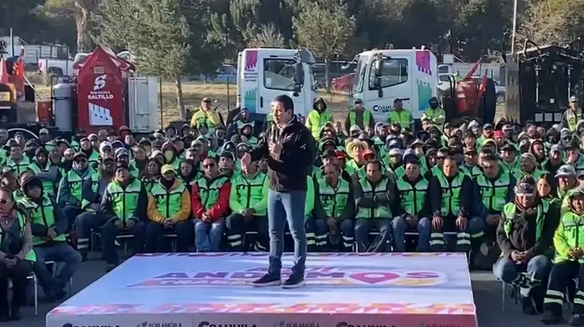 Encabeza Javier Díaz el relanzamiento del programa ‘Aquí Andamos’