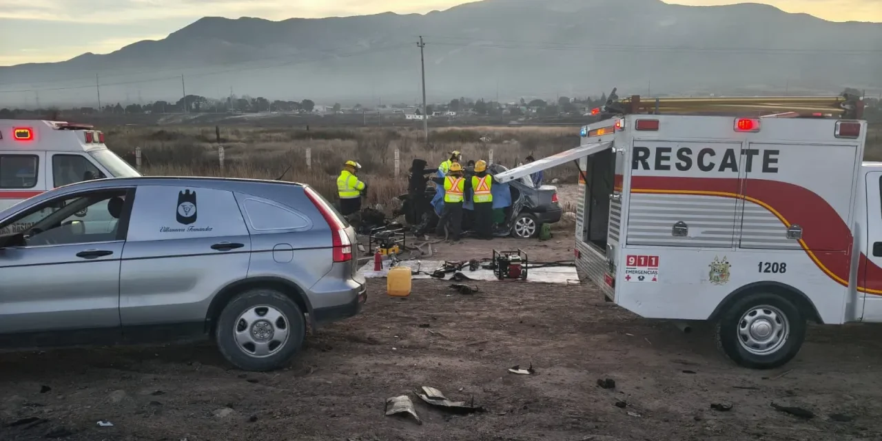 Mueren dos personas tras accidente cerca de Derramadero