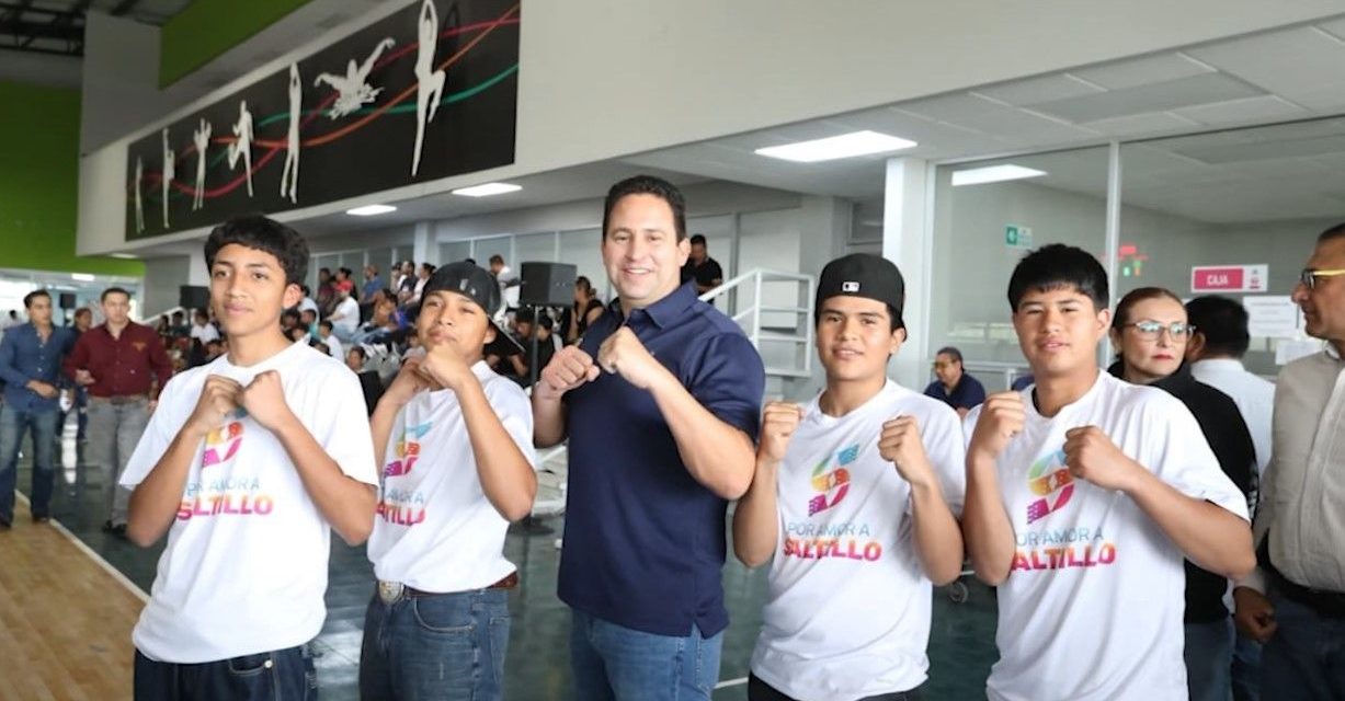 Lleva Javier Díaz el deporte a las colonias y barrios de Saltillo
