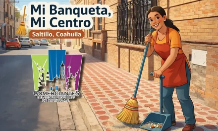 Comerciantes del centro histórico de Saltillo impulsan la iniciativa ‘Mi Banqueta, Mi Centro’