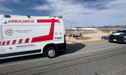 Muere hombre tras volcadura en la carretera Monclova–Saltillo