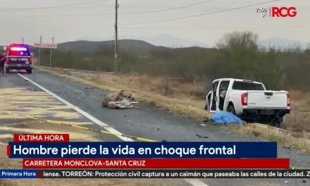 Hombre pierde la vida tras accidente en la carretera a Monclova