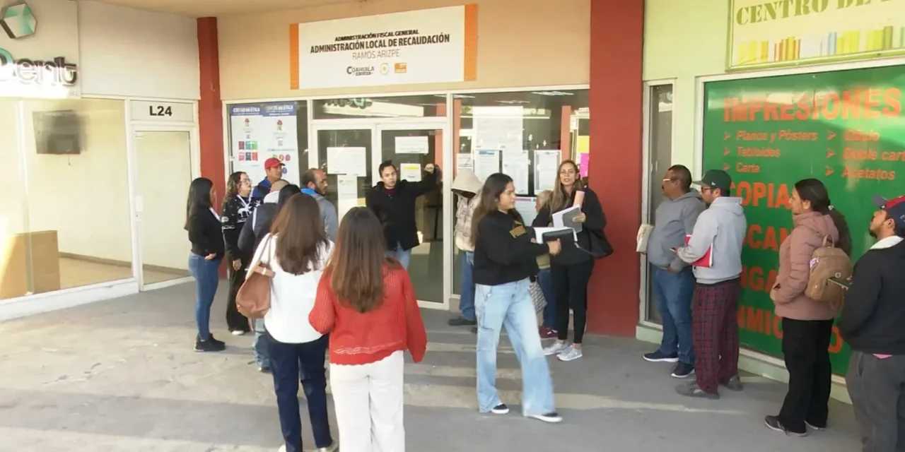 Pocos trámites de preinscripción en el módulo ubicado en Ramos Arizpe