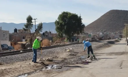 Saltillo:  Refuerza Municipio acciones de limpieza en colonia El Tanquecito