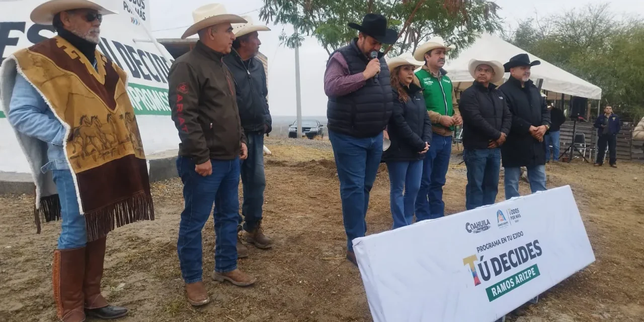 Garantizan acceso al agua a familias del ejido San Juan de Amargoas en Ramos Arizpe