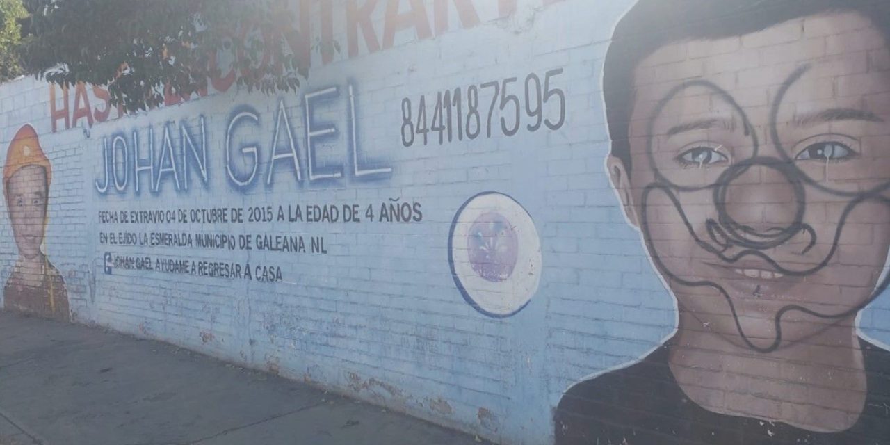 Vandalizan imagen de Johan Gael