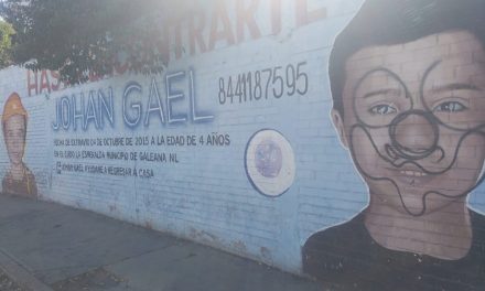 Vandalizan imagen de Johan Gael