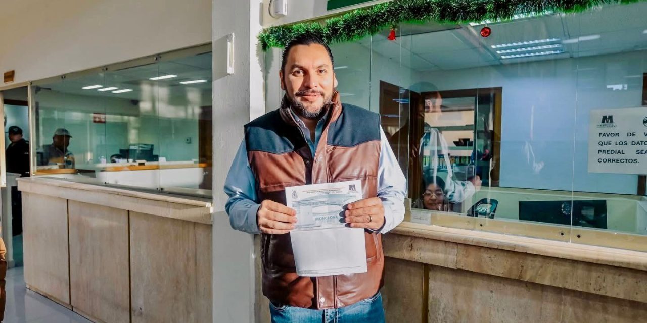 Carlos Villarreal impulsa programa de incentivos del predial