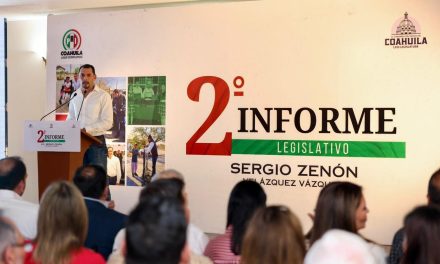 Sergio Zenón Velázquez rinde su Segundo Informe de Actividades