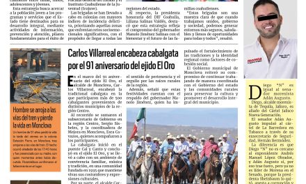 Portada RCG Centro [8 de febrero de 2026] Trabaja Coahuila en prevención de adicciones; AHMSA señala a extrabajador por presunto despojo y más…