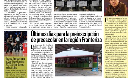 Portada RCG Fronteriza [15 de febrero de 2026] Promueve DIF Coahuila la cultura entre la niñez; Forman el corazón del museo en San Valentín y más…