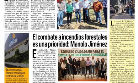 Portada RCG Fronteriza [27 de febrero de 2026] Continúa el apoyo a productores de la región Fronteriza; el combate a incendios forestales es una prioridad: Manolo Jiménez y más…