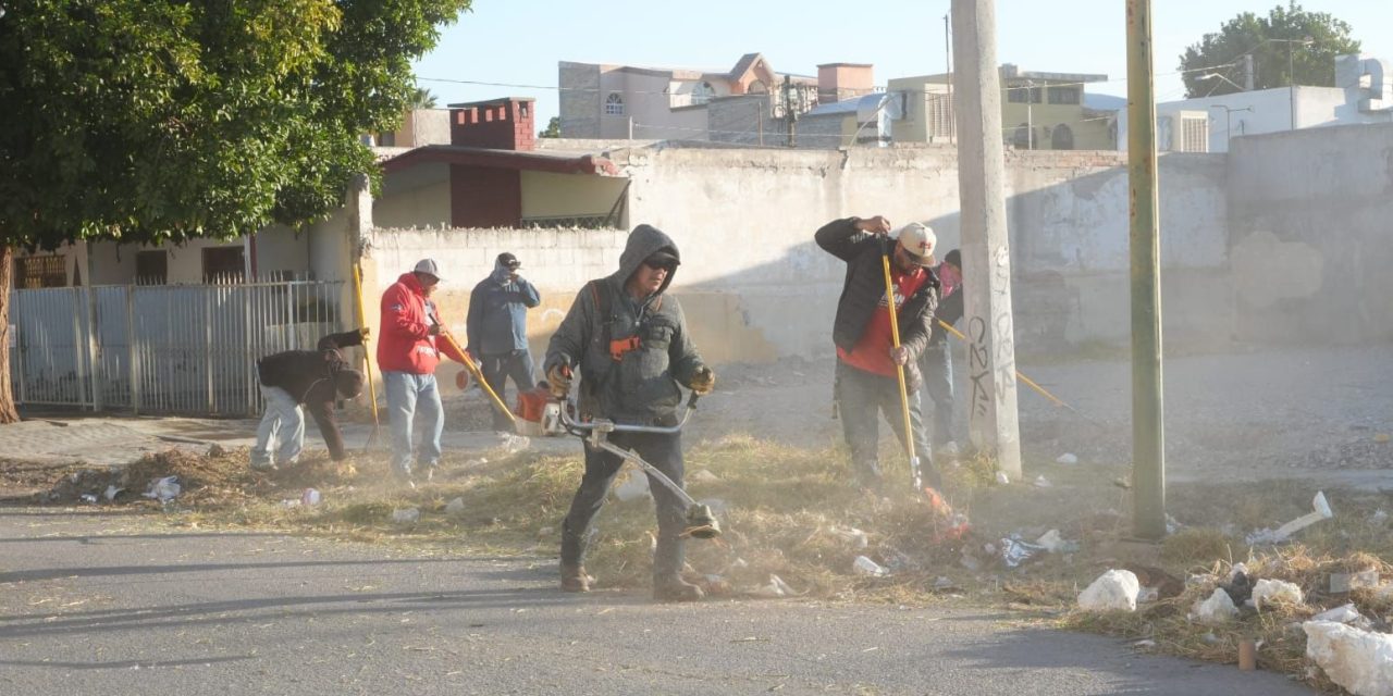 Servicios Públicos realiza jornada de limpieza en Torreón