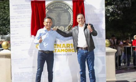 Manolo Jiménez encabeza festejo del centenario de Matamoros