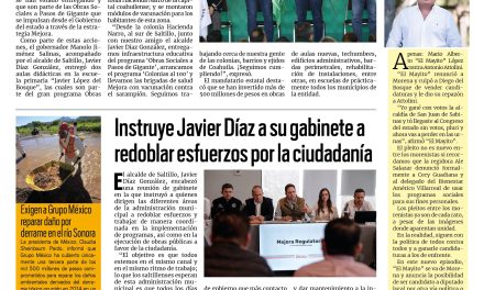 Portada RCG Media [18 de febrero de 2026] Manolo Jiménez entrega 421 mdp de infraestructura educativa; instruye Javier Díaz a gabinete a redoblar esfuerzos por la ciudadanía y más…