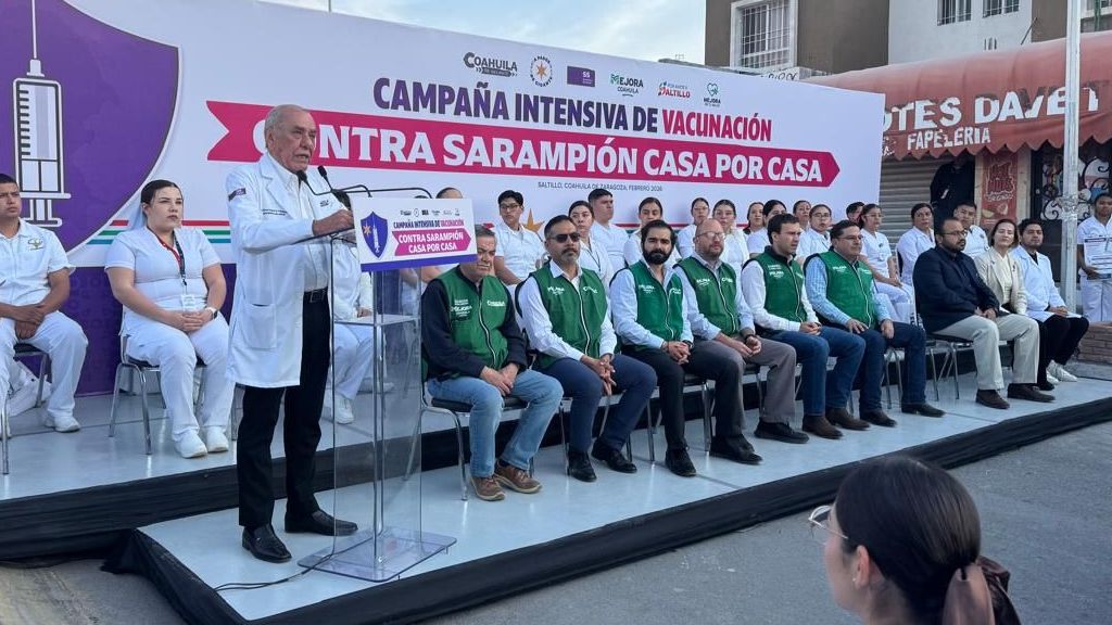 Coahuila refuerza la prevención contra el sarampión