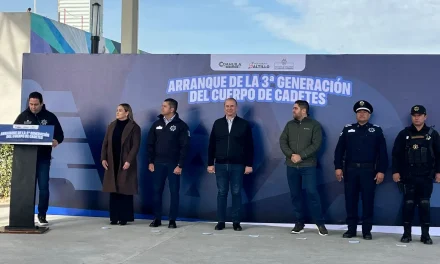 Inicia la tercera generación de cadetes de la policía municipal en Saltillo