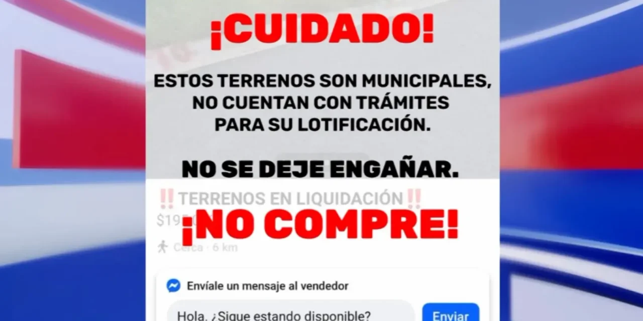 Alerta Municipio venta de terrenos ilegales en la colonia popular Loma Blanca