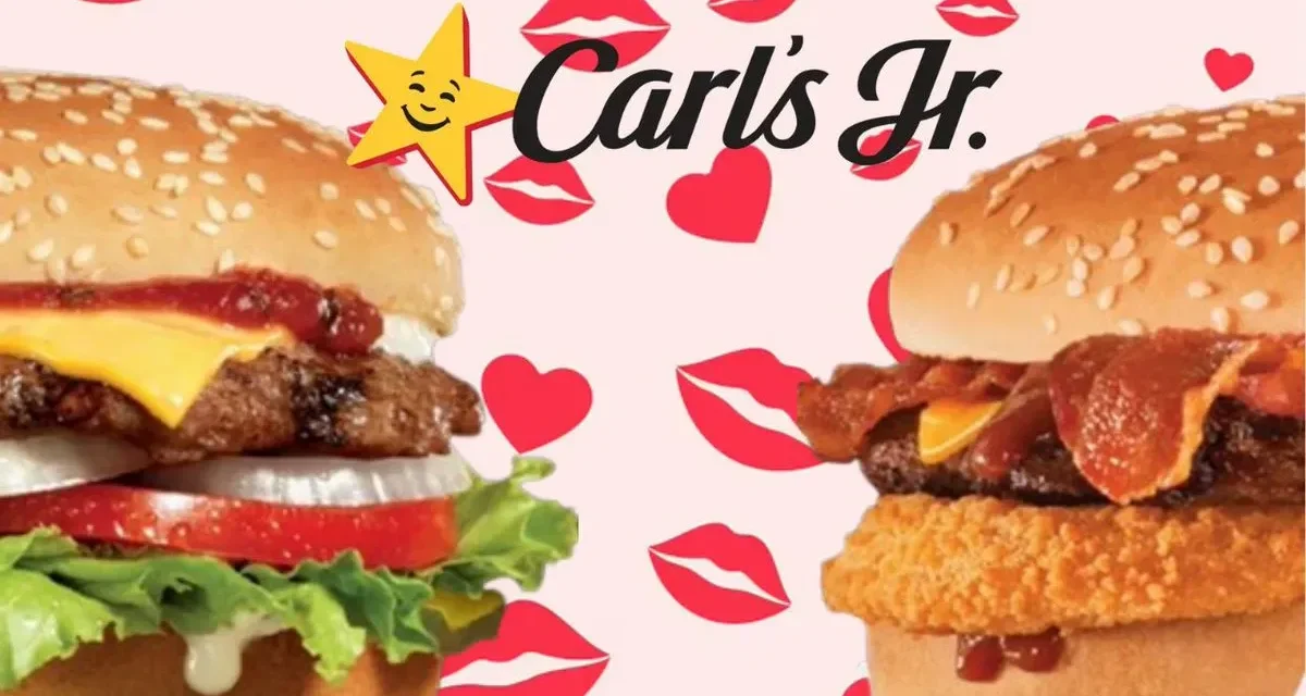 ‘Burger a 1 Beso’: Carl’s Jr. regalará hamburguesas este 14 de febrero en México