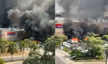 Arde Costco en Puerto Vallarta durante bloqueos registrados en Jalisco