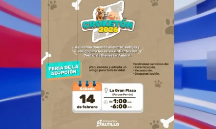 Invitan a las y los saltillenses al Croquetón 2026