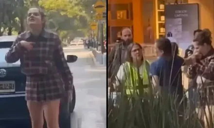 Surge ‘Lady Naucalpan’ en Polanco;  muerde a ciclista y agrede a policía… dice ‘Mi abuelo es presidente municipal’
