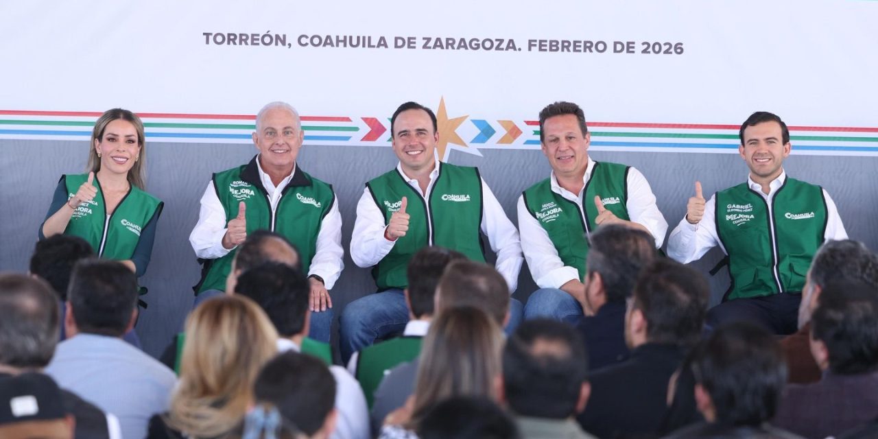 Inicia Manolo Jiménez obras en Torreón con inversión de 505 millones de pesos