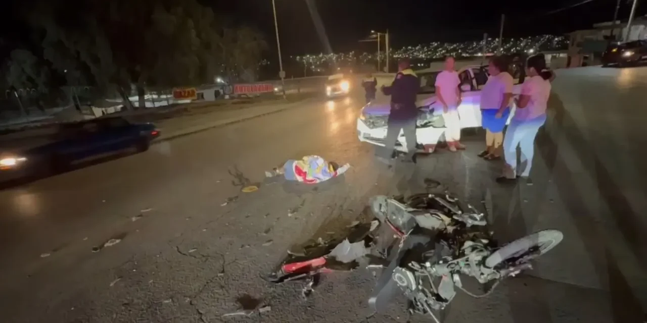 Motociclista resulta lesionado tras choque en Saltillo