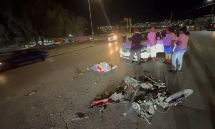Motociclista resulta lesionado tras choque en Saltillo