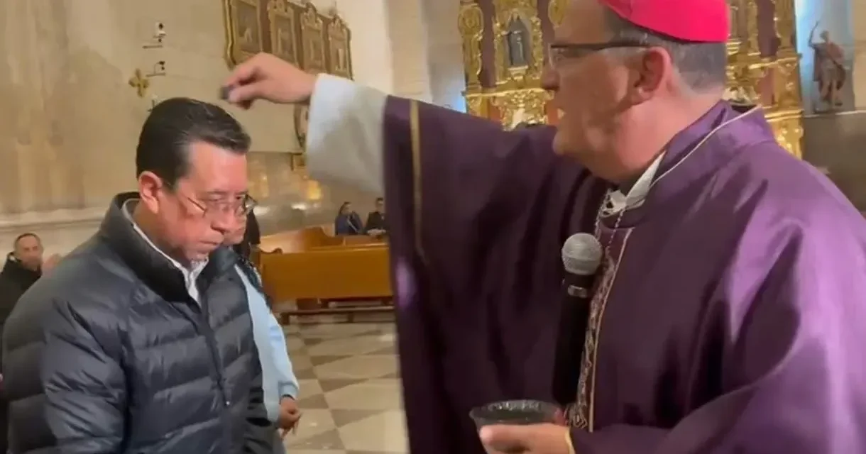 Obispo oficia misa por el miércoles de ceniza… en total habrá 14 en Catedral