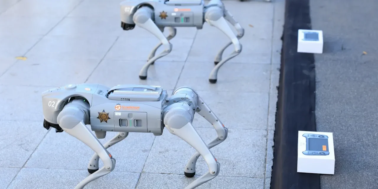 Perros robot se unen a la vigilancia del Mundial 2026