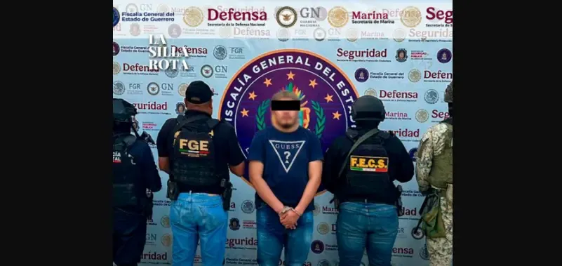 Detenido presunto jefe de plaza en Acapulco tras ataques a transporte público