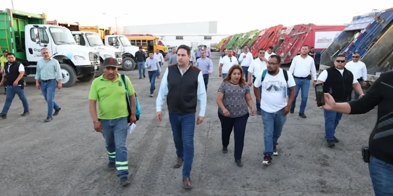 Sumará Javier Díaz 8 camiones nuevos de recolección de basura