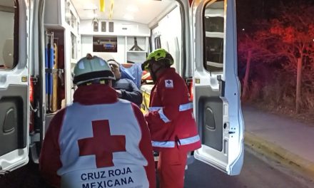 Hombre termina hospitalizado tras derrape al sur de Saltillo