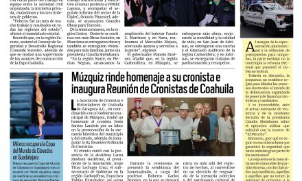 Portada RCG Carbonífera [1 de marzo de 2026] En equipo logramos grandes resultados: Mañana inicia registro de la Beca Rita Cetina y más…