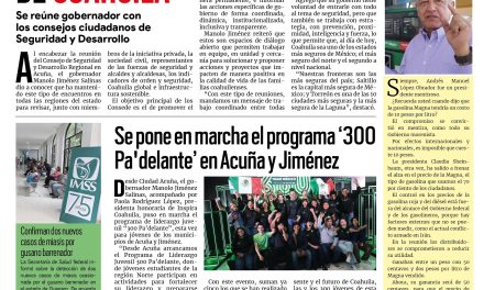 Portada RCG Carbonífera [13 de marzo de 2026] ‘Tenemos el Gobierno más ciudadano de la historia de Coahuila’; se pone en marcha el programa ‘300 Pa´delante’ en Acuña y Jiménez y más…