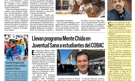Portada RCG Fronteriza [15 de marzo de 2026] Coahuila celebra sus grandes tradiciones: Manolo Jiménez; Maestros de Acuña agradecen apoyo del DIF Coahuila y más…