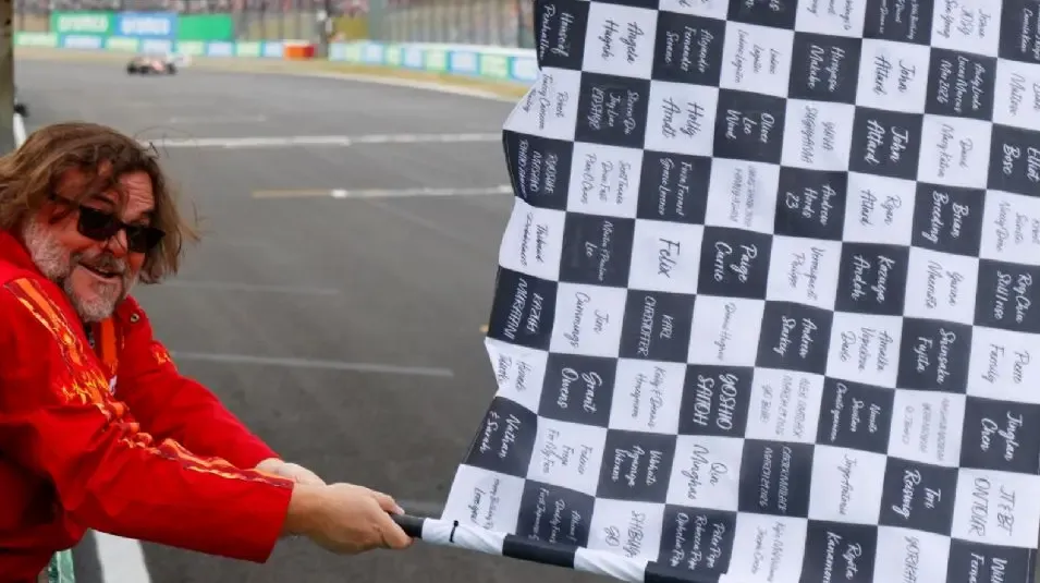 Sorpresa en la Fórmula 1: Jack Black protagoniza el GP de Japón