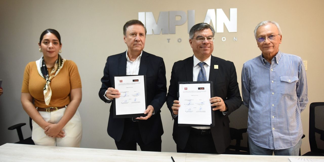 IMPLAN Torreón y Universidad Iberoamericana firman convenio