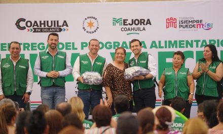 Mejora Coahuila impulsa el Programa Alimentario en la Laguna