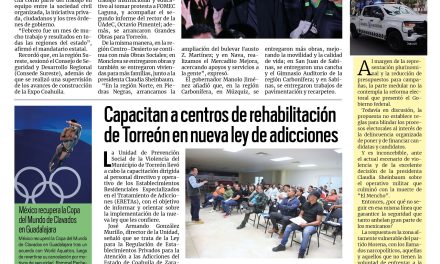 Portada RCG Lagunera [1 de marzo de 2026] En equipo logramos grandes resultados: Manolo; Alistan teleférico para recibir a más de 300 mil visitantes y más…